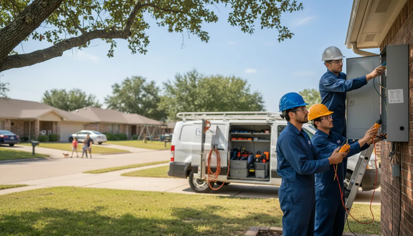 Certified electrician providing emergency electrical services in Bellefontaine, OH